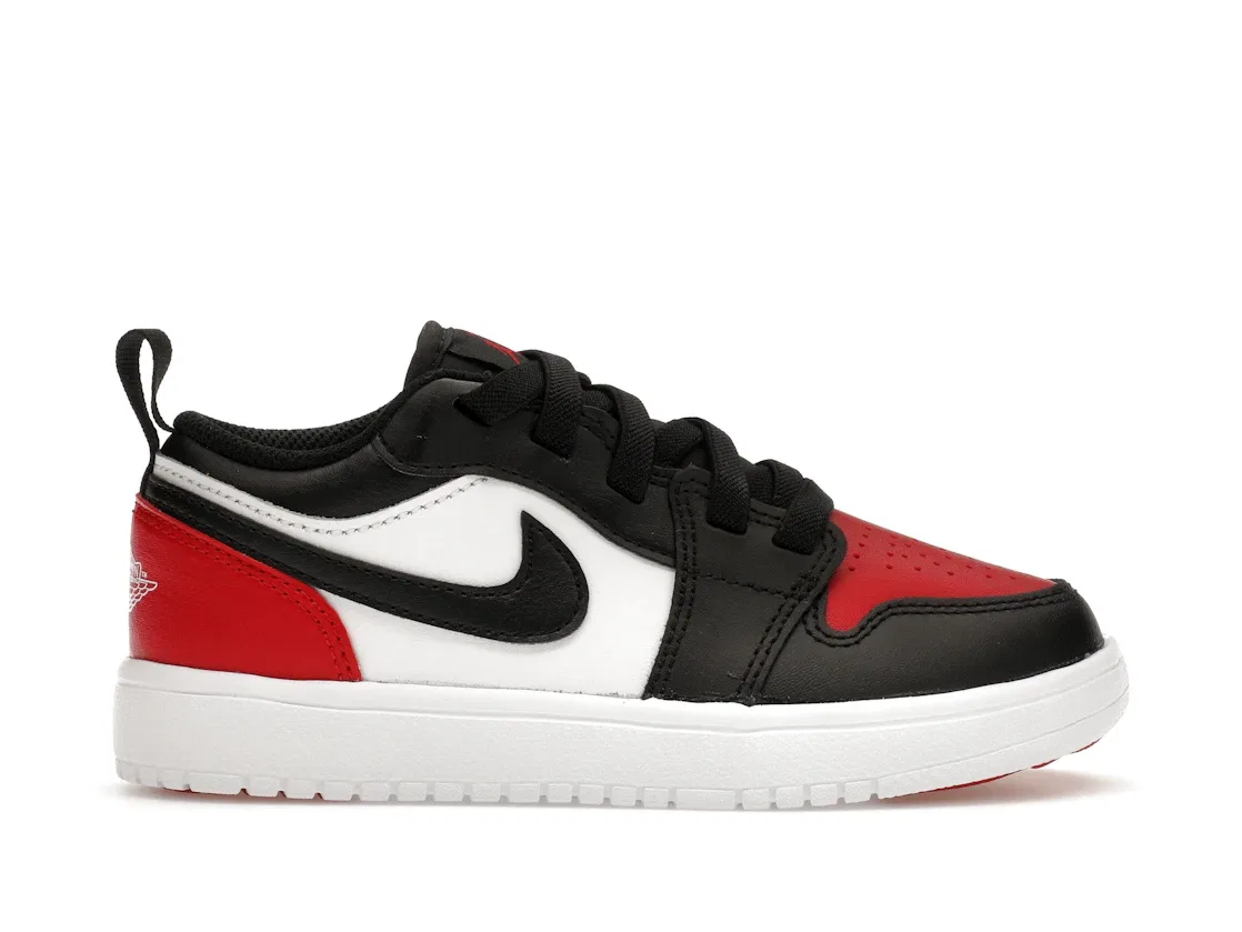Детские кроссовки с низким верхом Jordan 1 Retro Low ALT Jordan, White/Varsity Red/White/Black