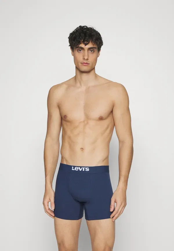 Мужские базовые трусы, комплект из 6 штук - боксеры Levi'S, темно-синий