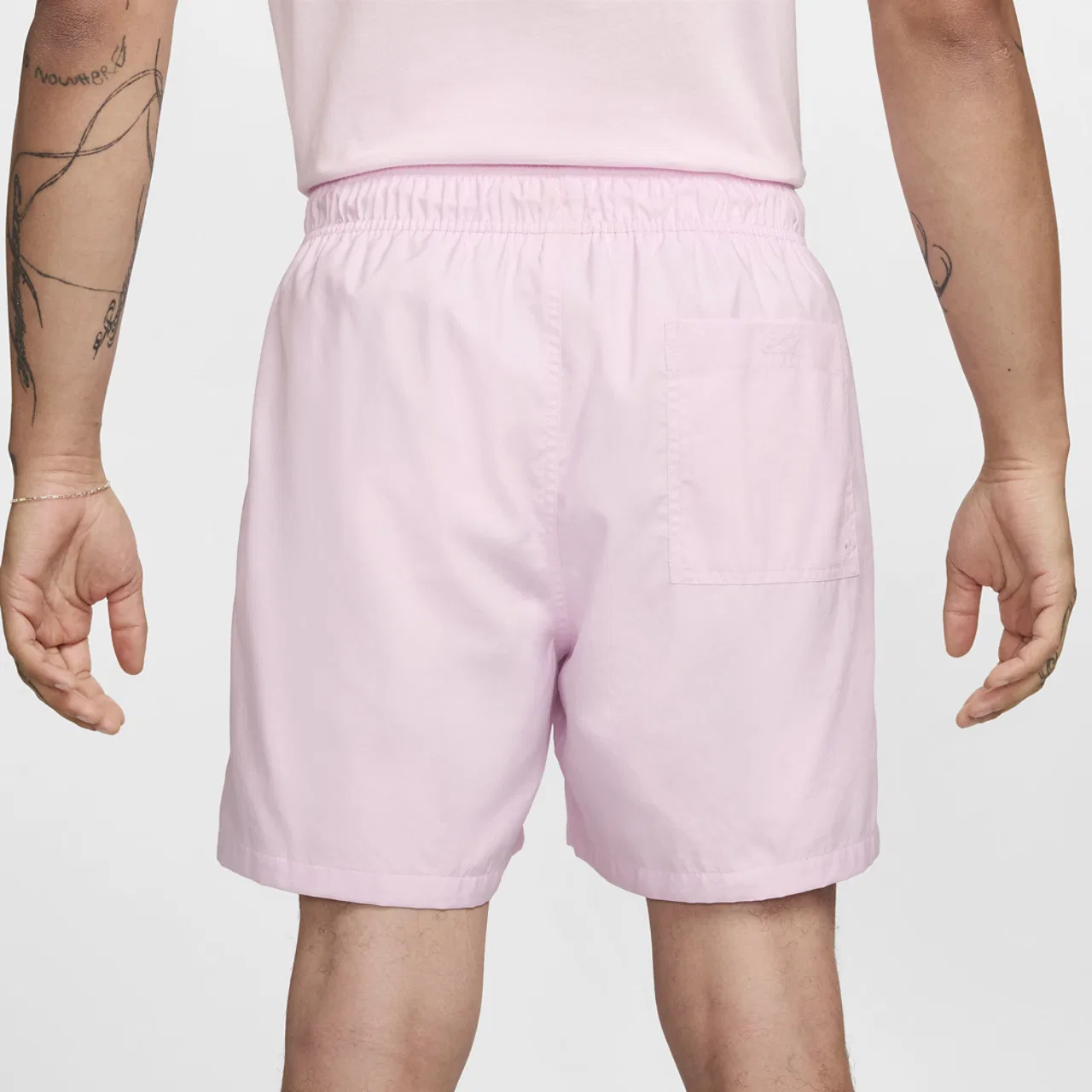 Мужские шорты Club Flow Nike, цвет Pink Foam/White — фото 2