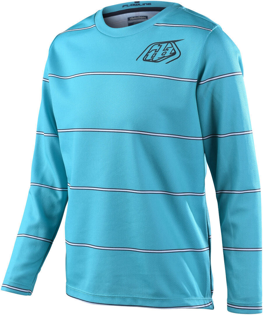 

Джерси Troy Lee Designs Flowline Revert Молодежные велосипедные, бирюзовые