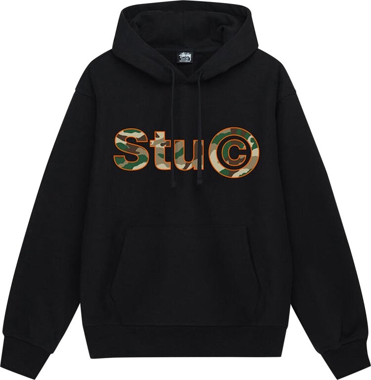 

Худи Stussy Stu C. Hoodie Black, черный