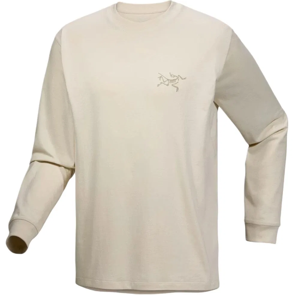 Мужская футболка с длинным рукавом Arcteryx Kragg SL, Driftwood White/Sea Salt
