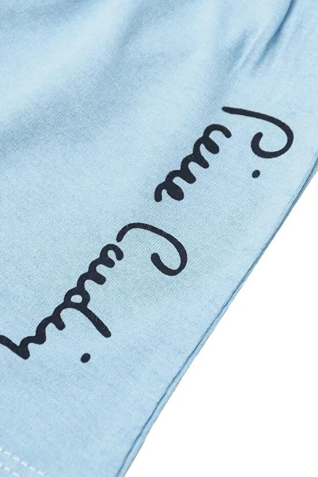 Детские шорты для мальчиков хлопковые с принтом Pierre Cardin, A.Blue — фото 4