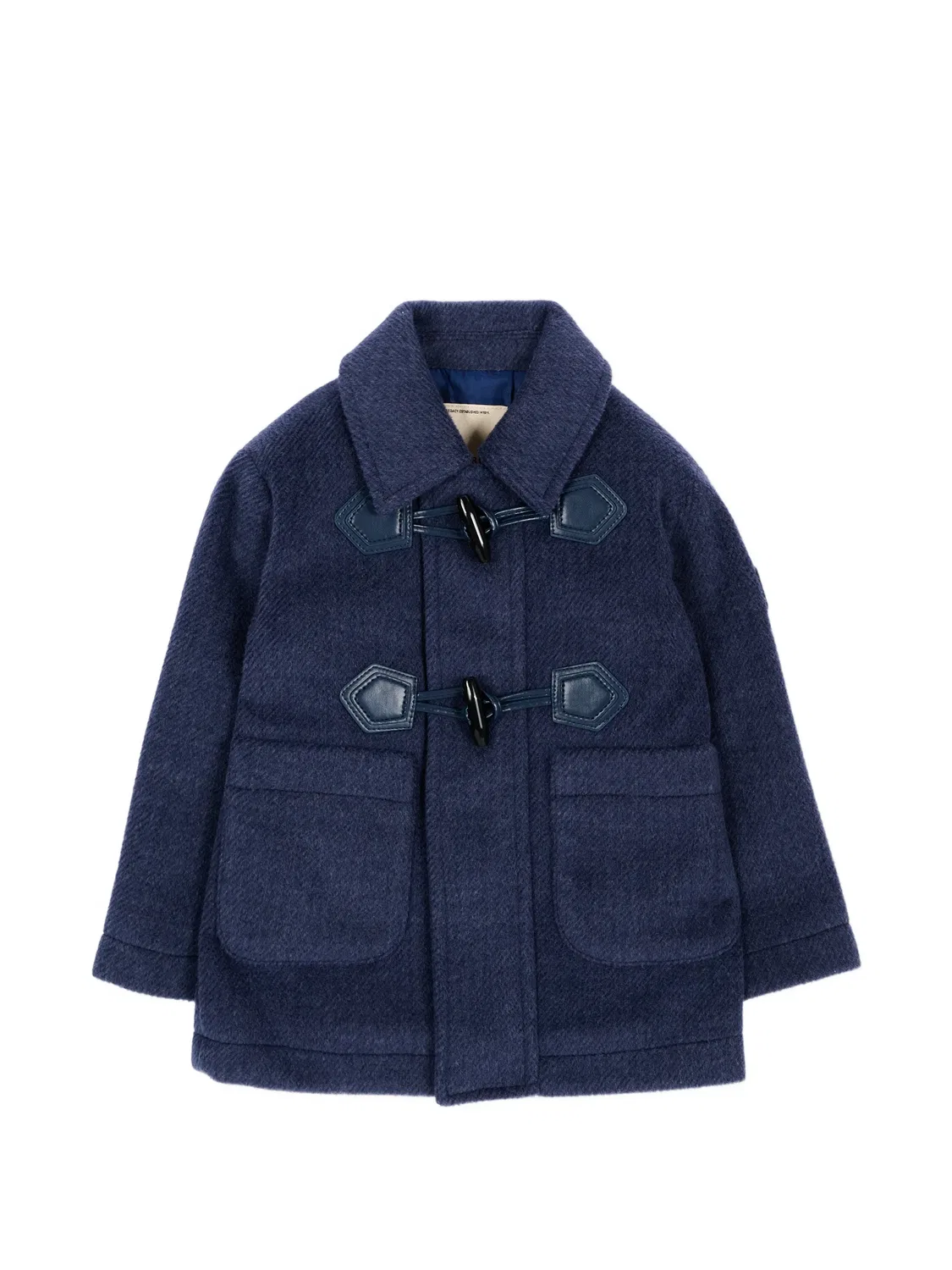 Пальто с застежкой тогл Trussardi Junior, синий