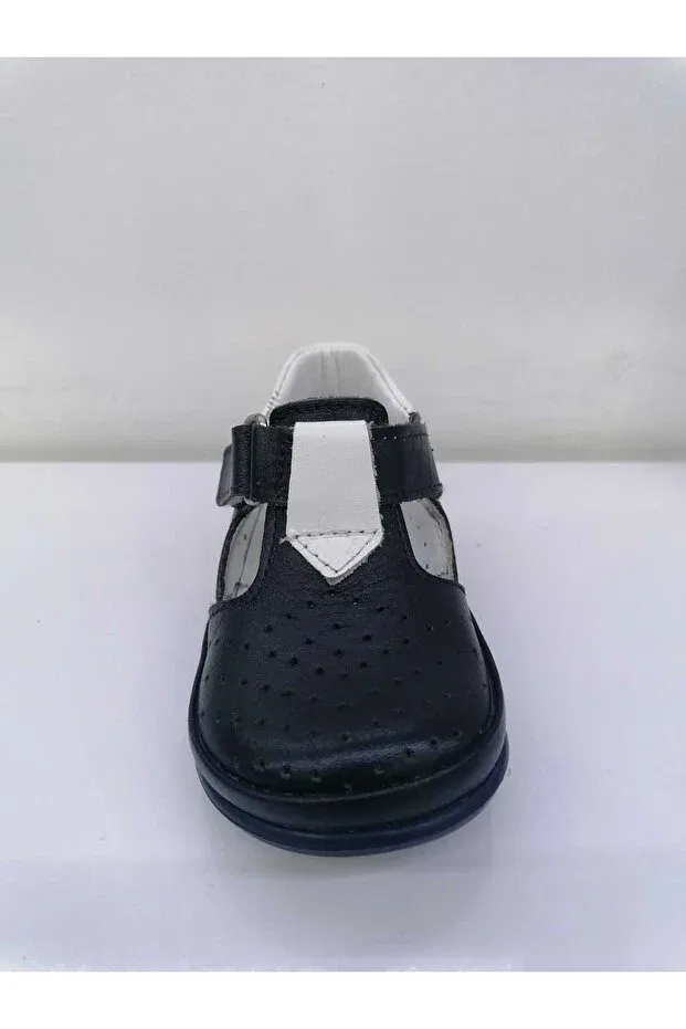 Детские ботинки для мальчиков кожаные Özgür Kids, Navy Blue — фото 2