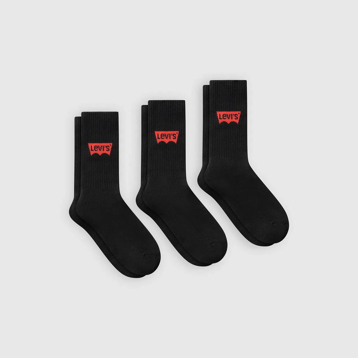Обычные носки (3 шт.) Levi's, Black