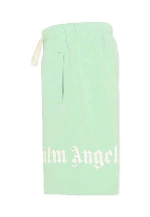 Шорты с принтом Palm Angels Green, зеленый — фото 4