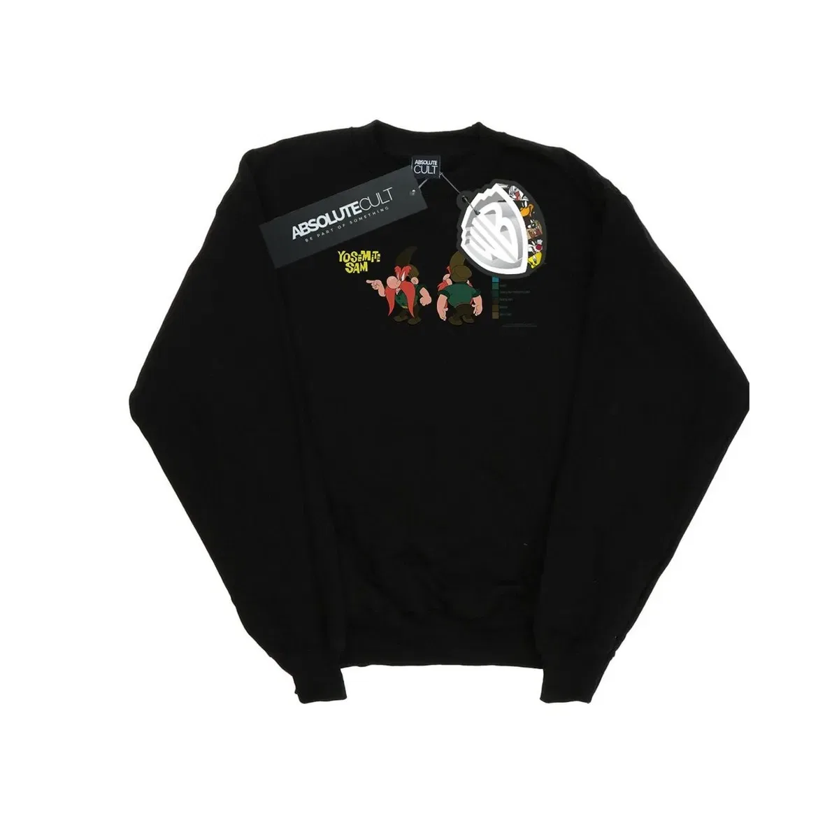 Свитшот с принтом Yosemite Sam Looney Tunes, Black — фото 2