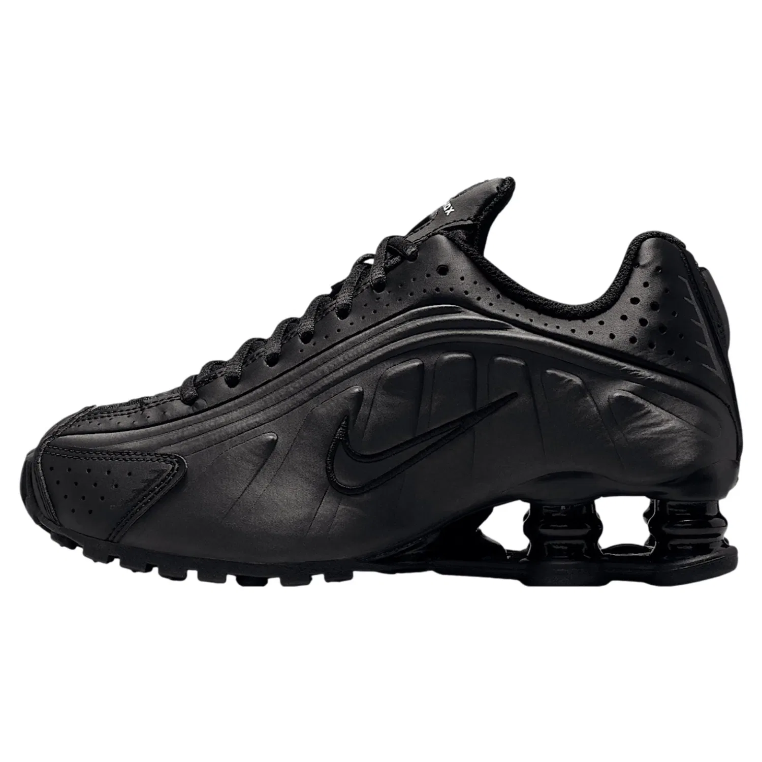 Детские кроссовки Shox R4 с амортизацией Shox Nike, черный