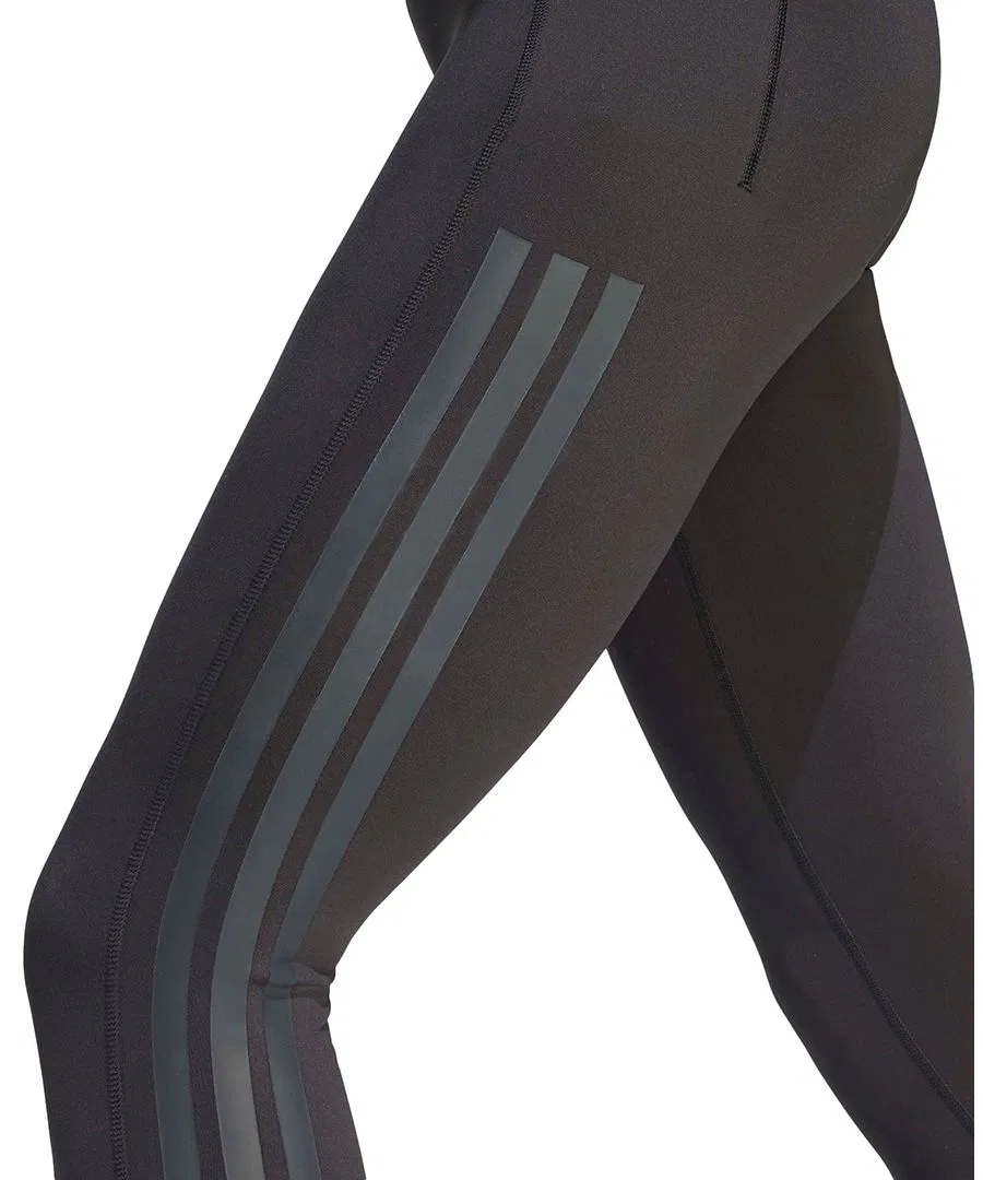 Леггинсы для тренировок с высокой посадкой Optime adidas, Black — фото 4