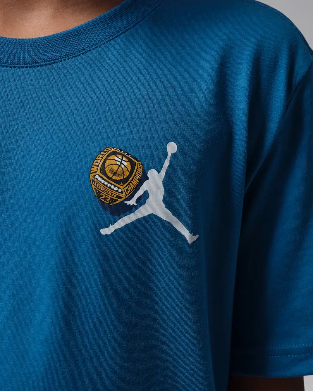 Детская футболка Mike's Gear Jordan, True Blue — фото 4