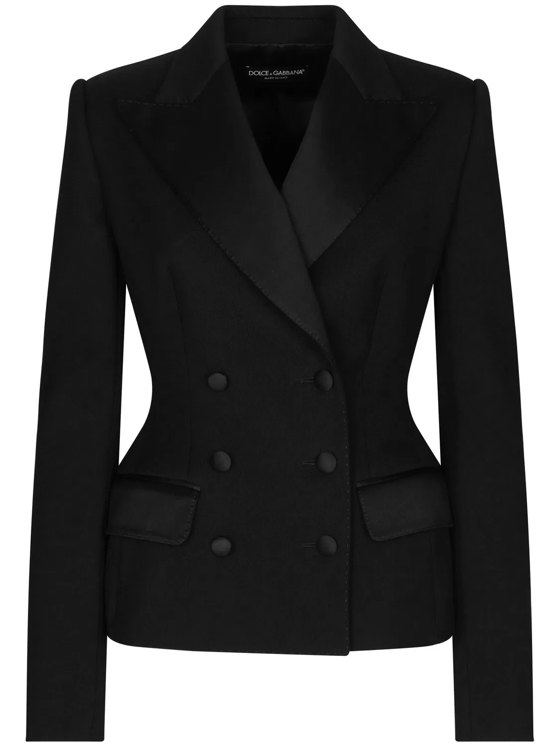 Dolce & Gabbana Двубортный пиджак, черный