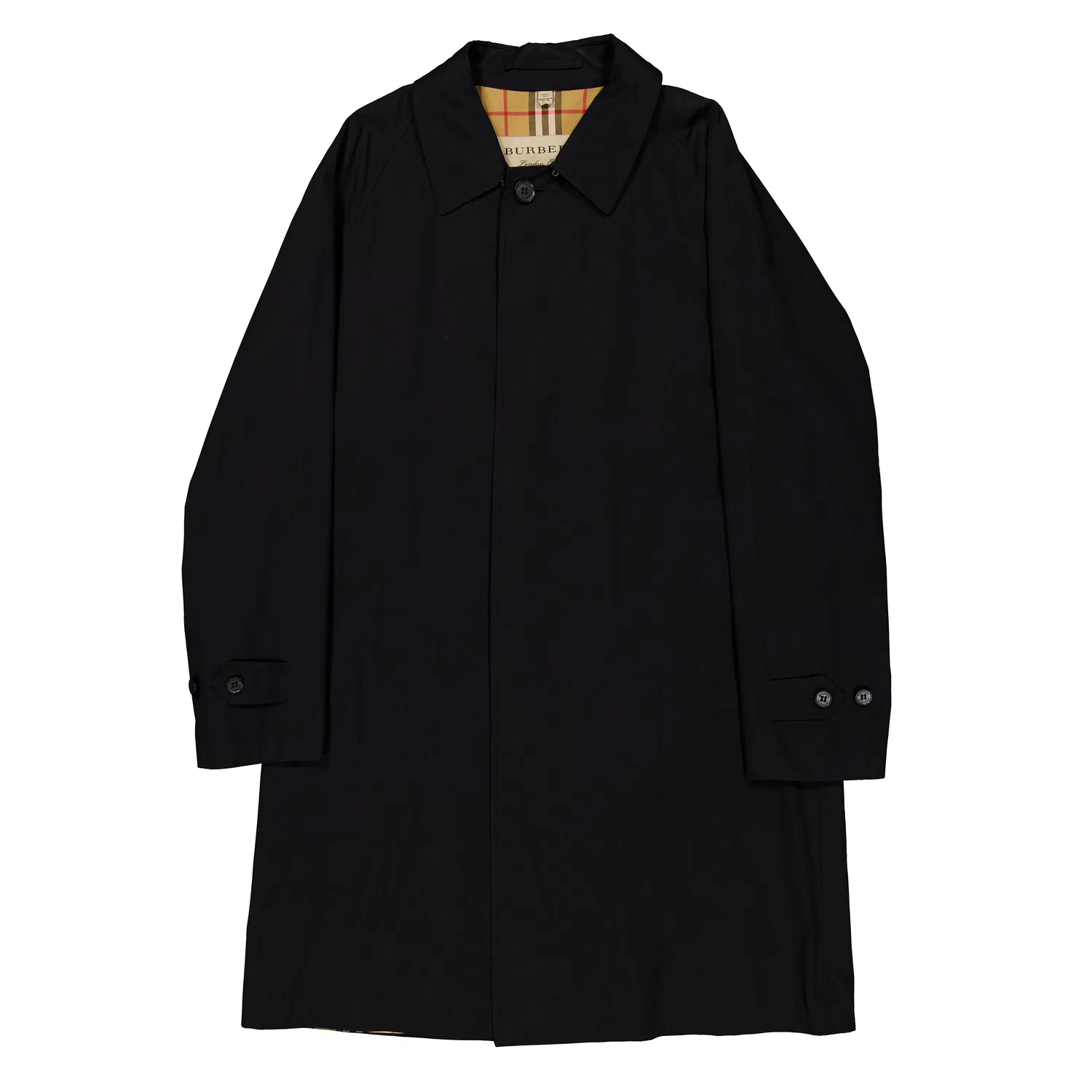 Пальто из габардина The Camden Gabardine Car Coat Burberry, Black
