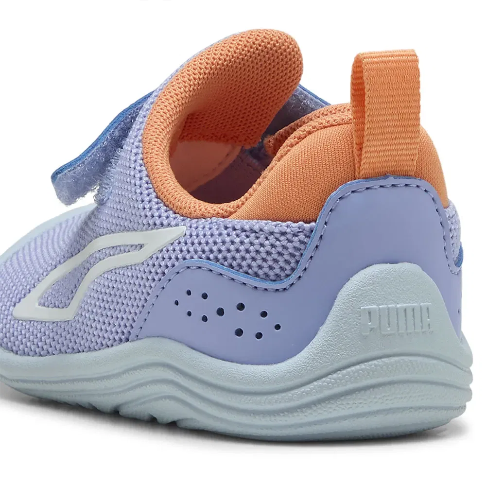 Детские кроссовки для девочек с сетчатым верхом Puma Kitten Mesh V Inf, Purple — фото 4