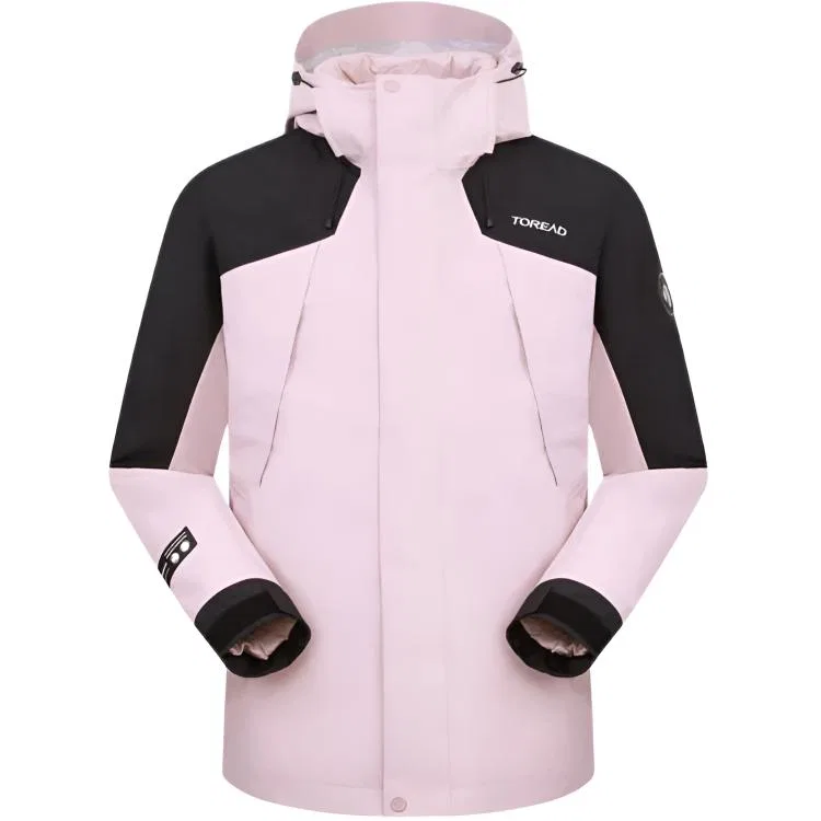 Детская ветрозащитная куртка с принтом для мальчиков и девочек TOREAD, Porcelain Pink/Black