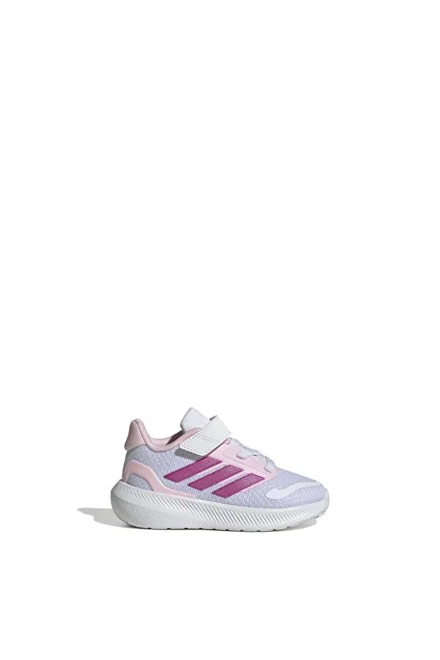 Детские кроссовки для девочек текстильные Runfalcon 5 el i unisex baby sneakers jp9409 Adidas, Cloud White / Clear Pink / Gre — фото 2