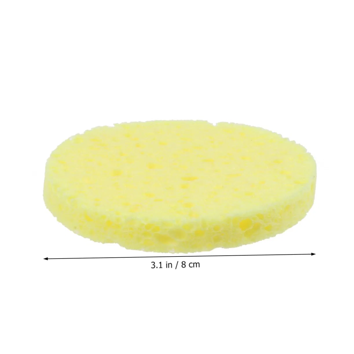 Набор спонжей для умывания, 12 шт, GANAZONO, 8x8x1 см — фото 2