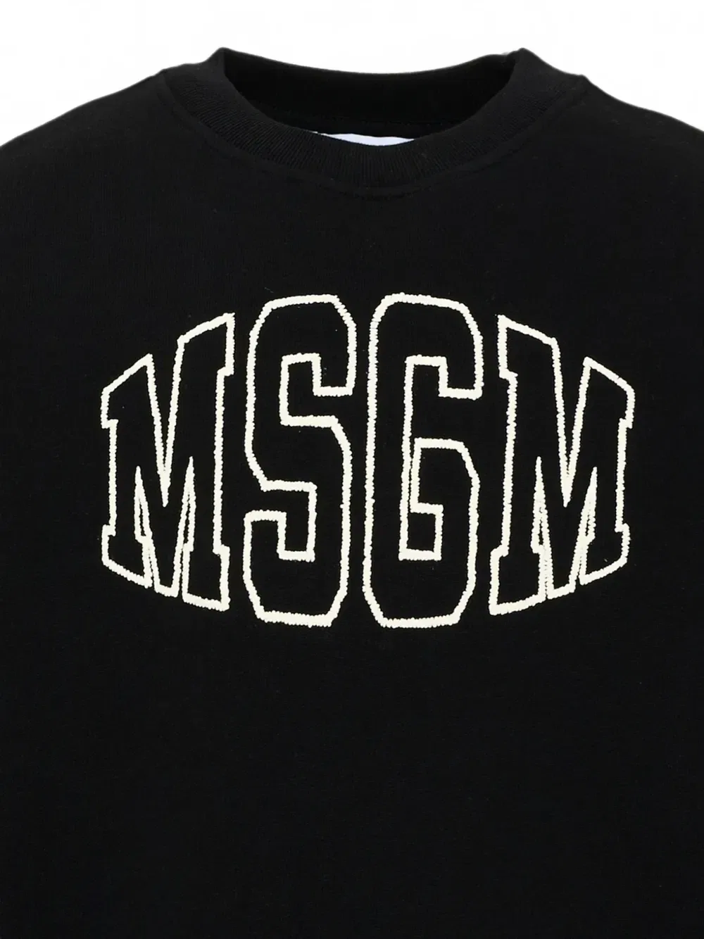 Свитер с нашивкой-логотипом Msgm Kids, черный — фото 3