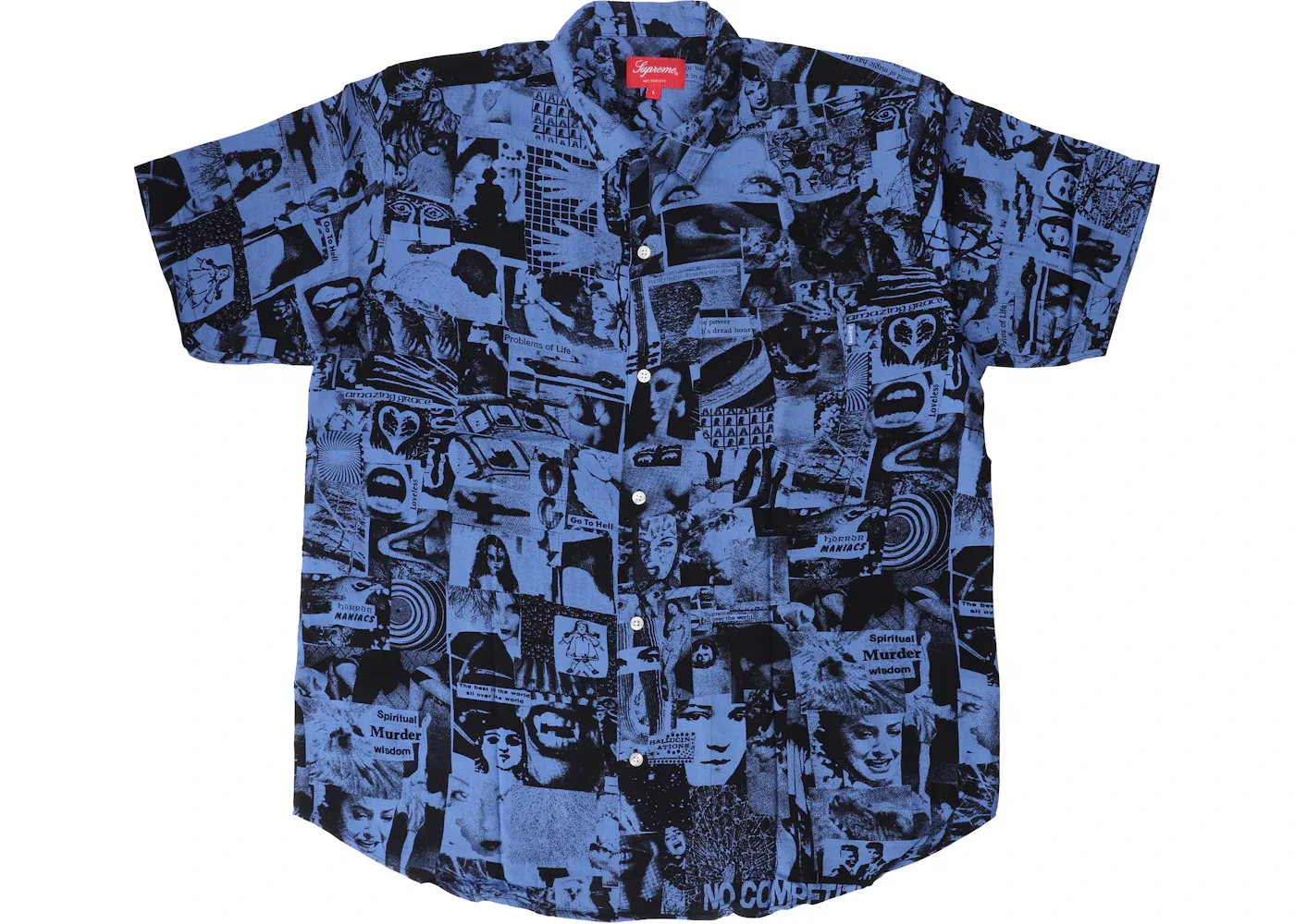 Мужская рубашка с принтом Supreme Shirt, Royal