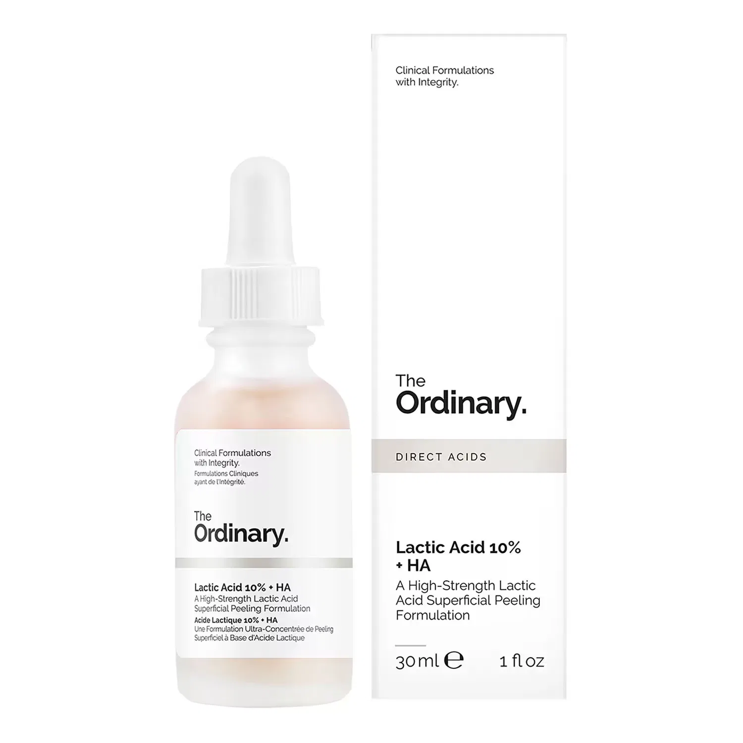 Пилинг-сыворотка с молочной кислотой 10% + HA, 30 мл, The Ordinary — фото 2