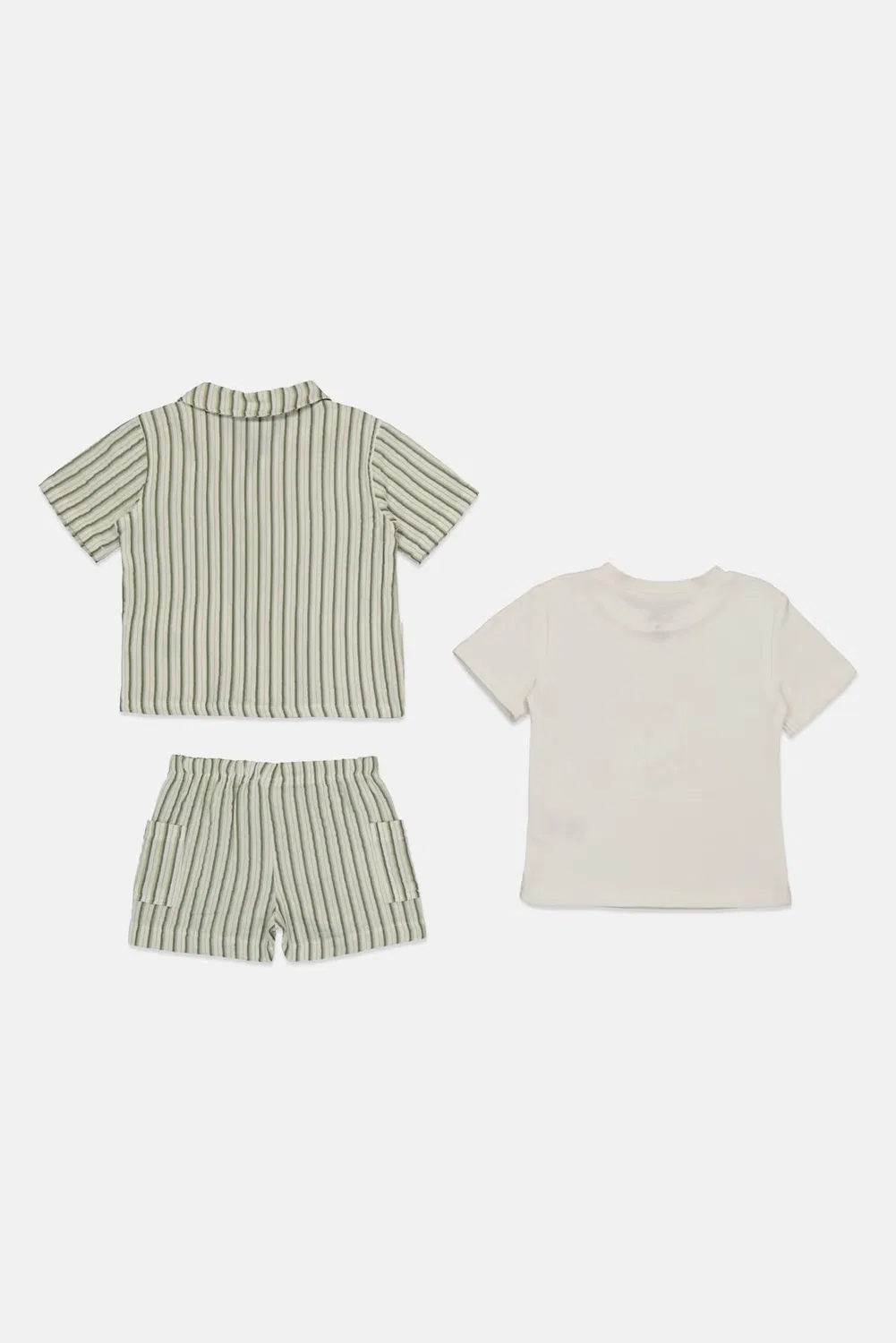 Комплект из 3 предметов с полосками для мальчиков Baby Essentials, разноцветный — фото 3