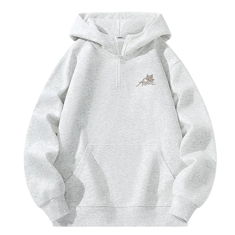 Детская худи с капюшоном MINISO, White Heather Gray