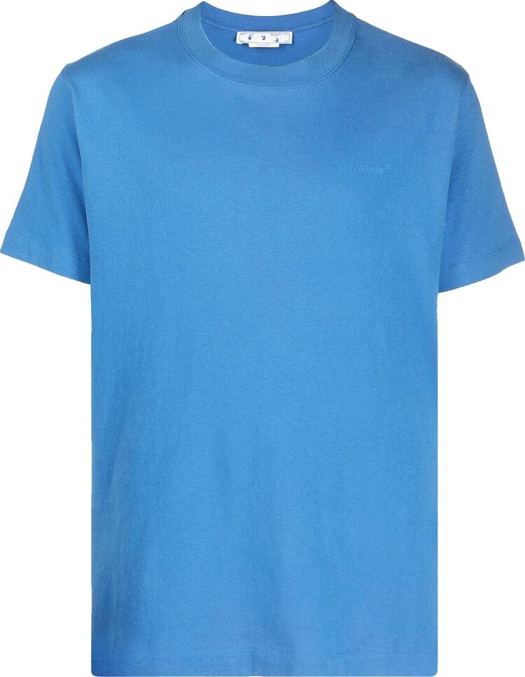 

Футболка Off-White Diag Tab Slim Short-Sleeve Tee 'Peacock', разноцветный
