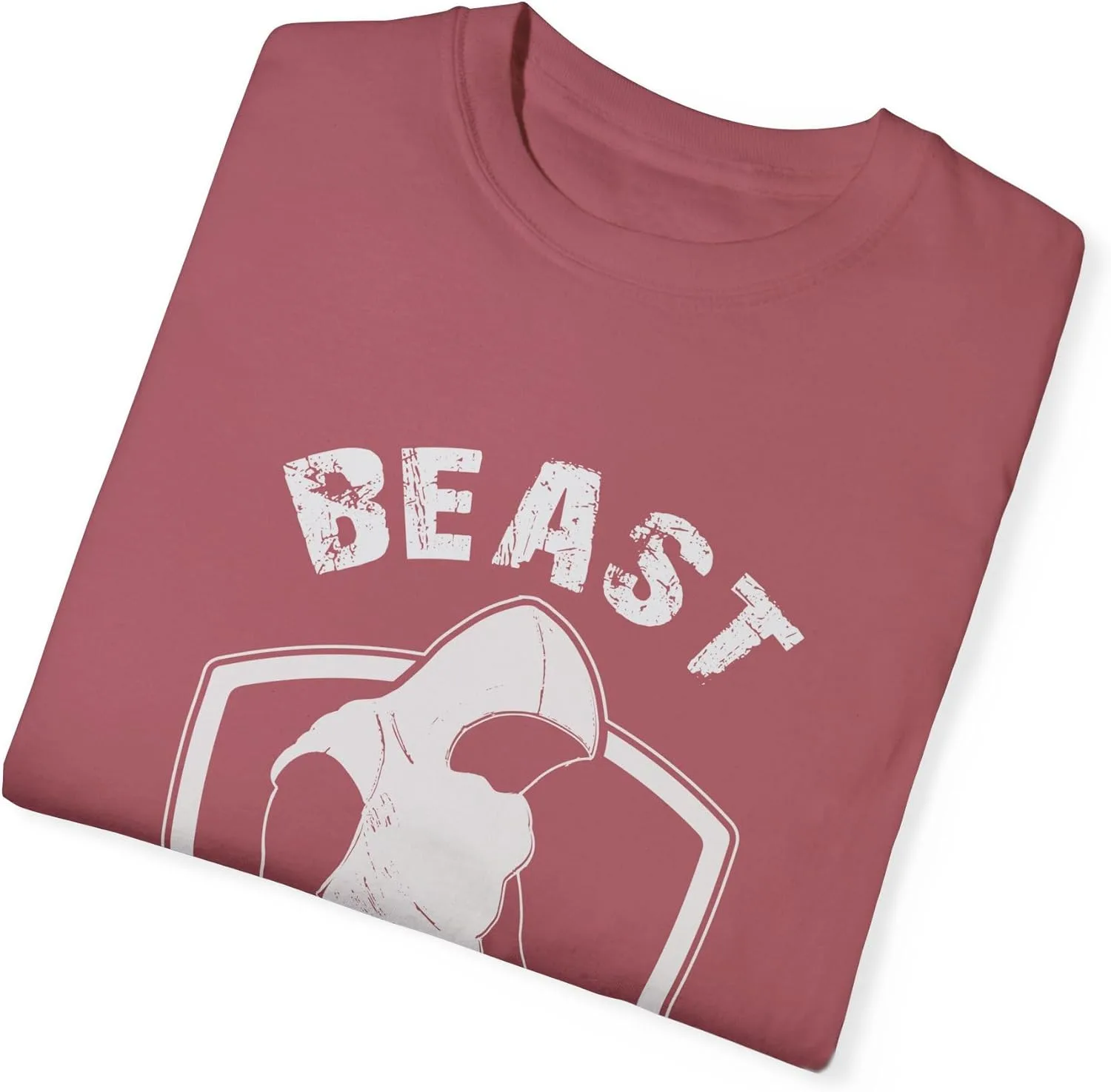 Футболка Beast Mode, фитнес-майка, мотивационная футболка для зала, одежда в стиле атлежера, топ в винтажном стиле GENERIC, малиновый — фото 3