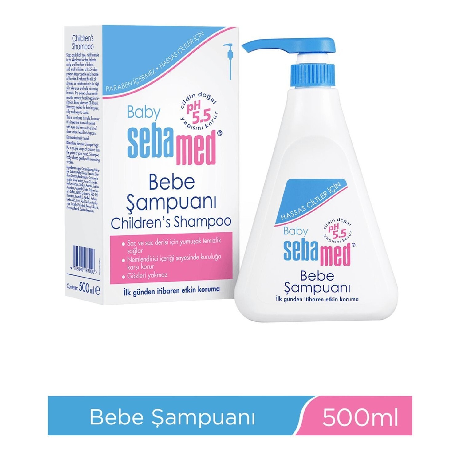 

Детский шампунь Sebamed Baby, 500 мл