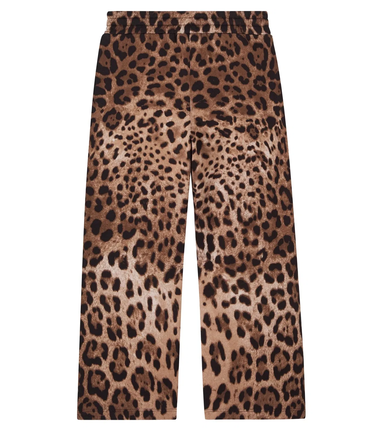 Спортивные штаны с леопардовым принтом Dolce&Gabbana Kids, коричневый — фото 4