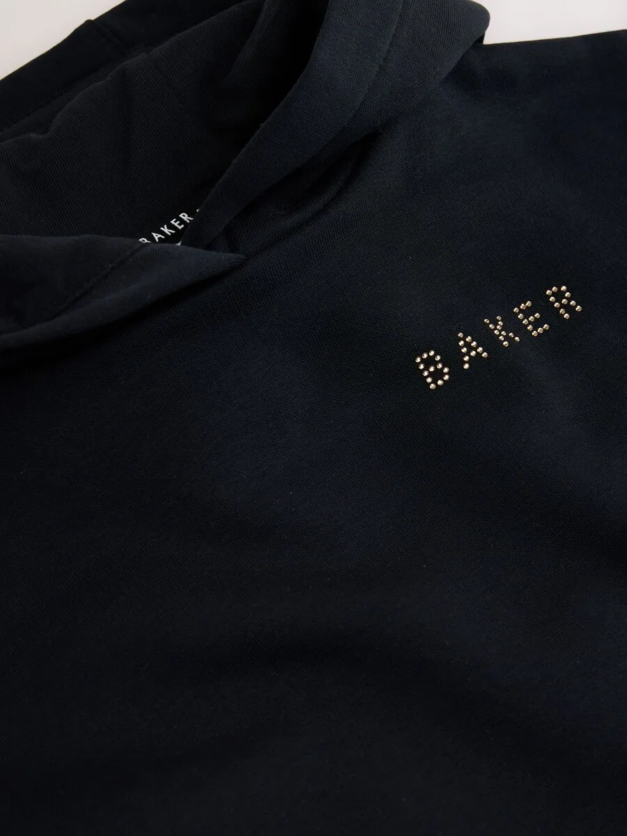 Толстовка Baker by Ted Baker черного цвета — фото 4