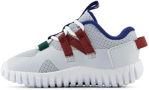Детские кроссовки для мальчиков Playgruv V2 Bungee New Balance, Granite/Mercury Red/Marsh Green — фото 2