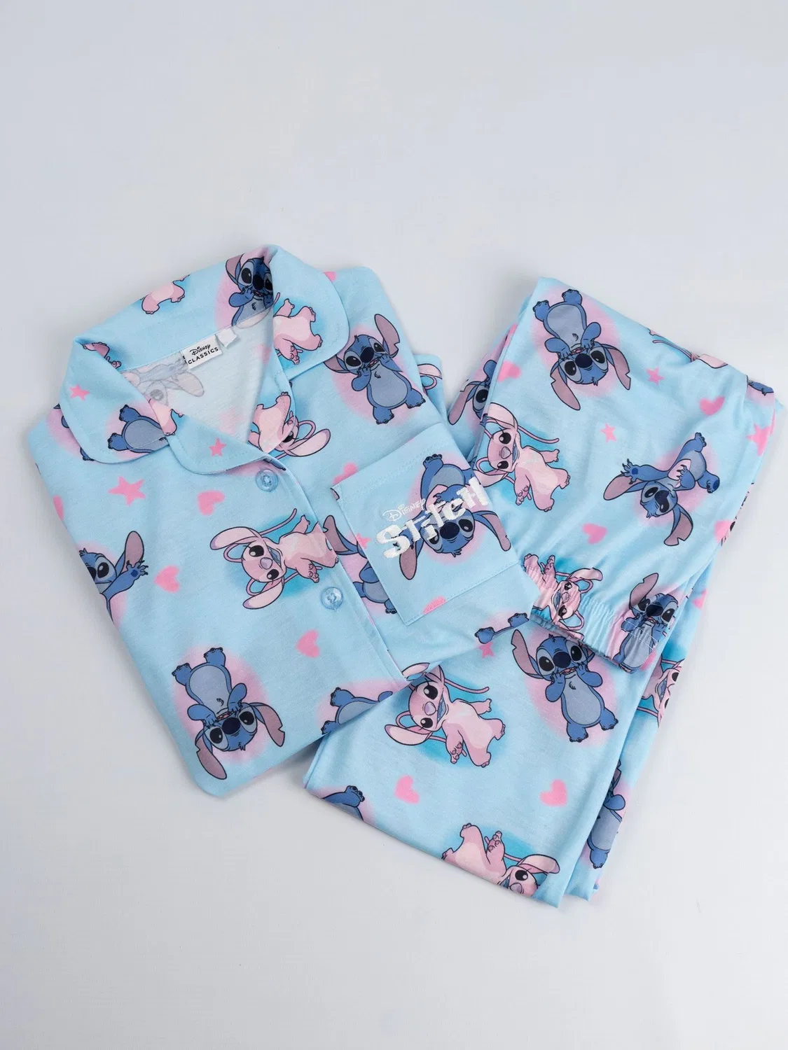 Пижама с принтом Stitch Vanilla Underground, синий — фото 3