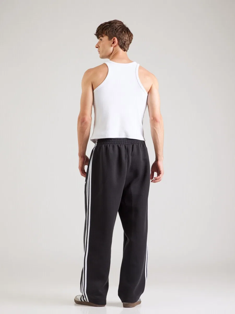 Брюки ADIDAS ORIGINALS свободного кроя 'Adicolor Spacer' черного цвета — фото 3
