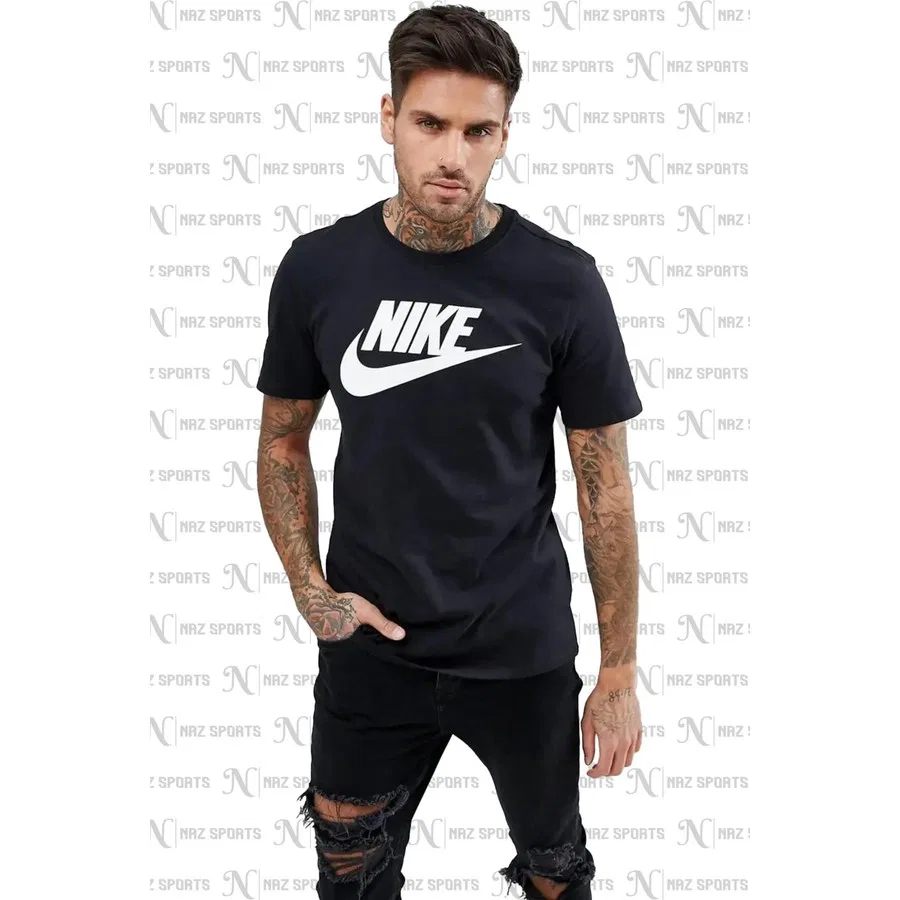 Футболка спортивная с коротким рукавом Nike Sportswear Club, Черный — фото 2