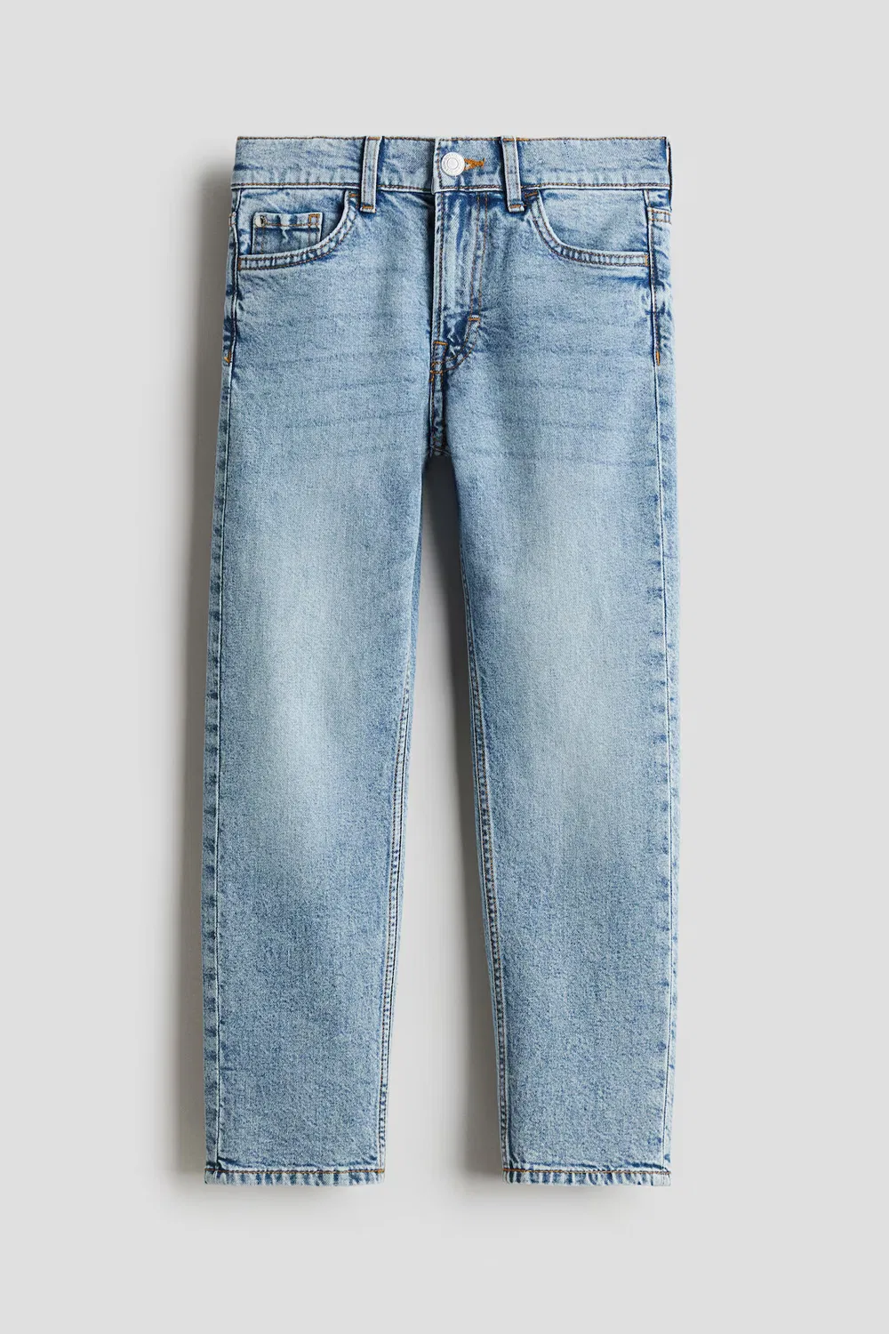 Удобные эластичные джинсы облегающего кроя H&M, Denimblau — фото 3