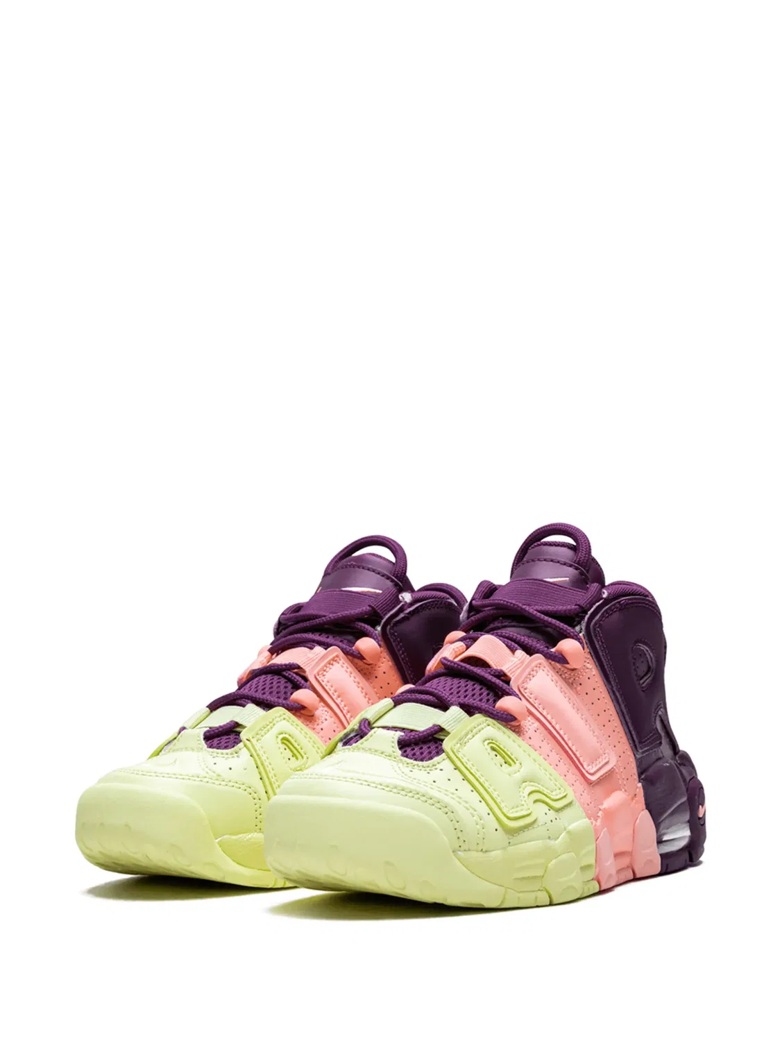 Кроссовки для детей Air More Uptempo Nike, зеленый — фото 2