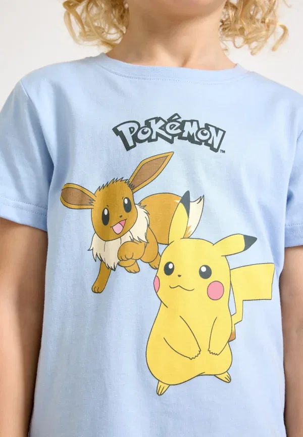 Пижамный комплект SS Pokemon Lindex, светло-голубой — фото 3