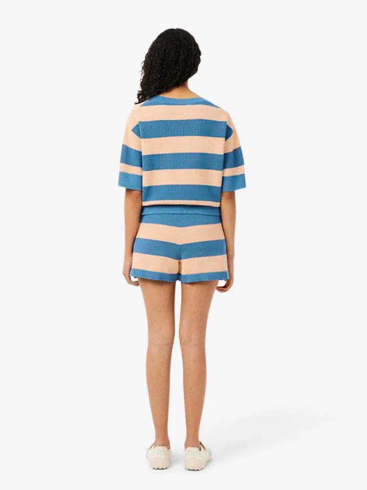 Шорты LACOSTE Bold Stripe, Blue — фото 3