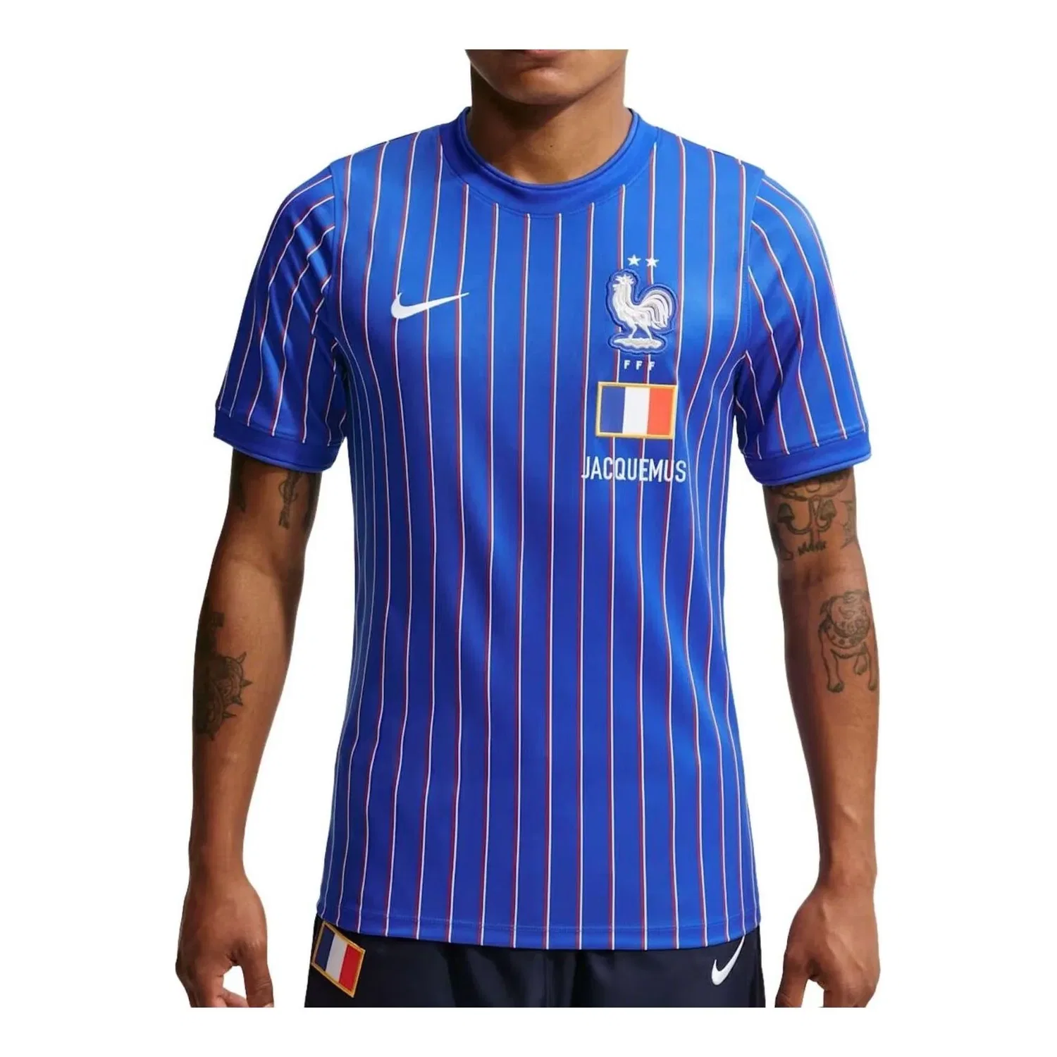 Мужская футболка Nike x France x Jacquemus Cryoshot Dri-FIT, синий