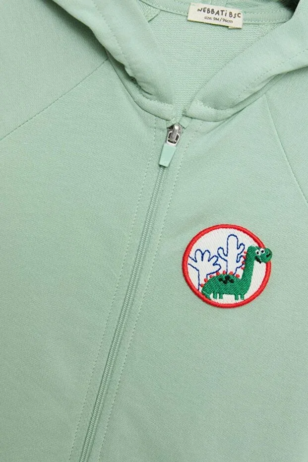 Детский спортивный костюм для мальчиков хлопковый Nbt Bsc, Green — фото 2