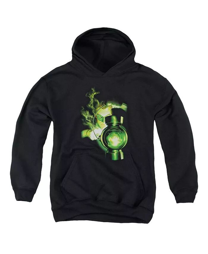 

Толстовка с капюшоном для мальчиков и подростков Lantern Light Pull Over Green Lantern, черный