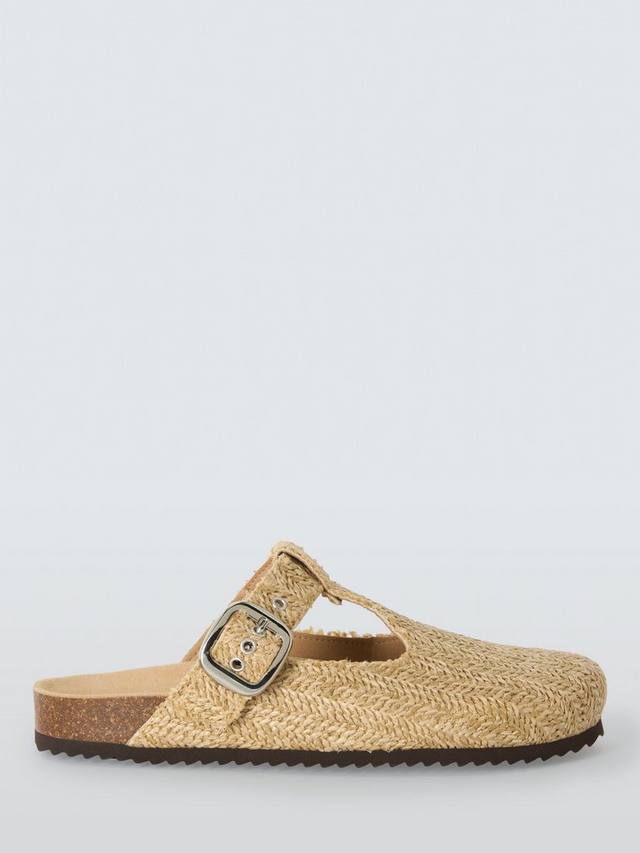 Сандалии Littlehampton T-Bar с анатомической стелькой John Lewis ANYDAY, Natural