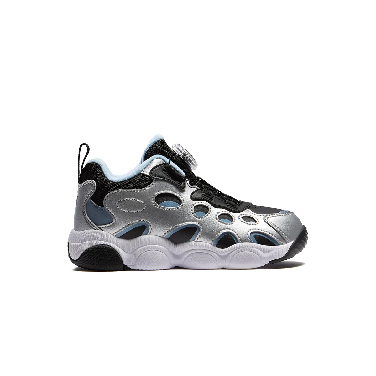 Детские баскетбольные кроссовки FILA KIDS, Black/Space Silver — фото 3