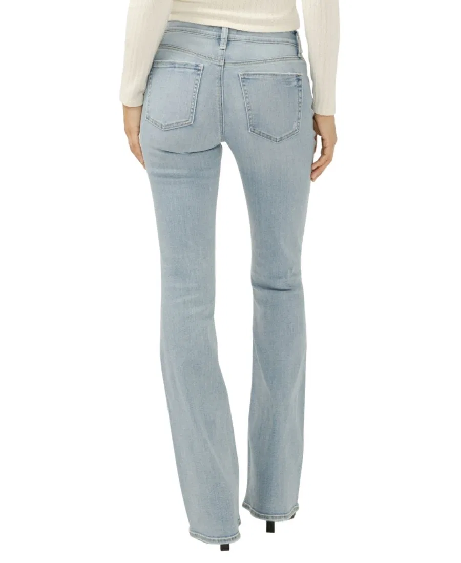 Женские джинсы Suki Mid-Rise Bootcut Luxe Stretch Silver Jeans Co., Golden Hour — фото 4