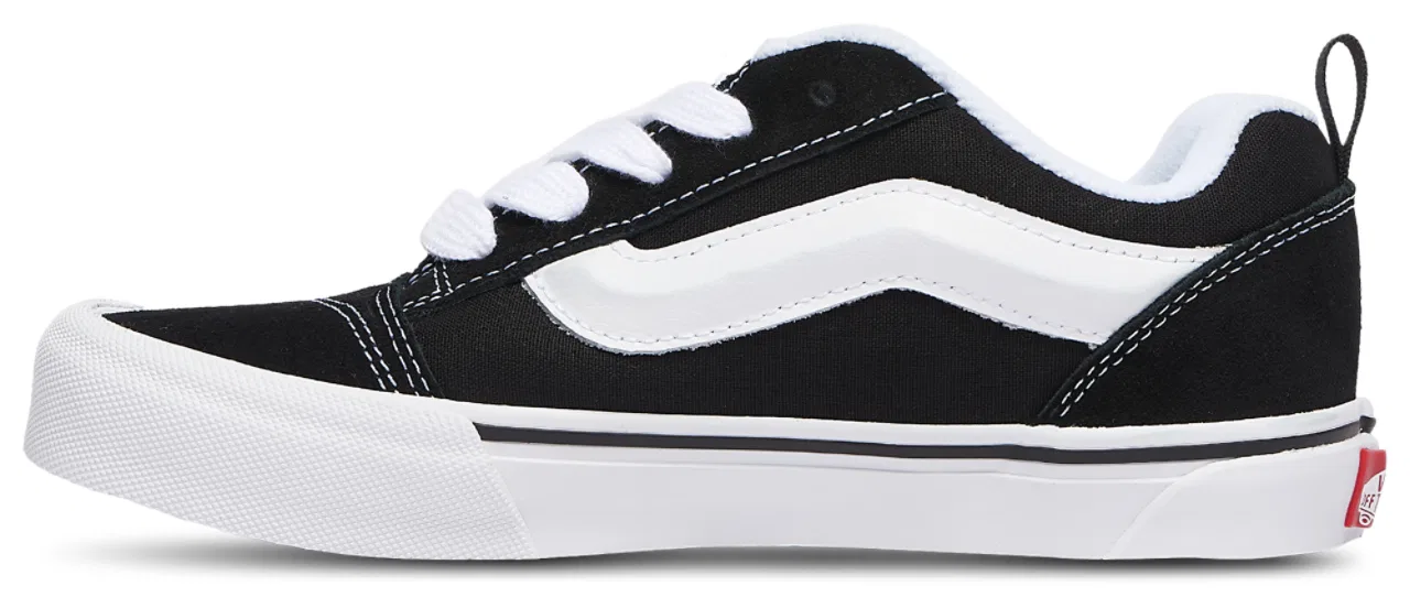 Кроссовки для мальчиков Knu Skool Vans, черный/белый — фото 2