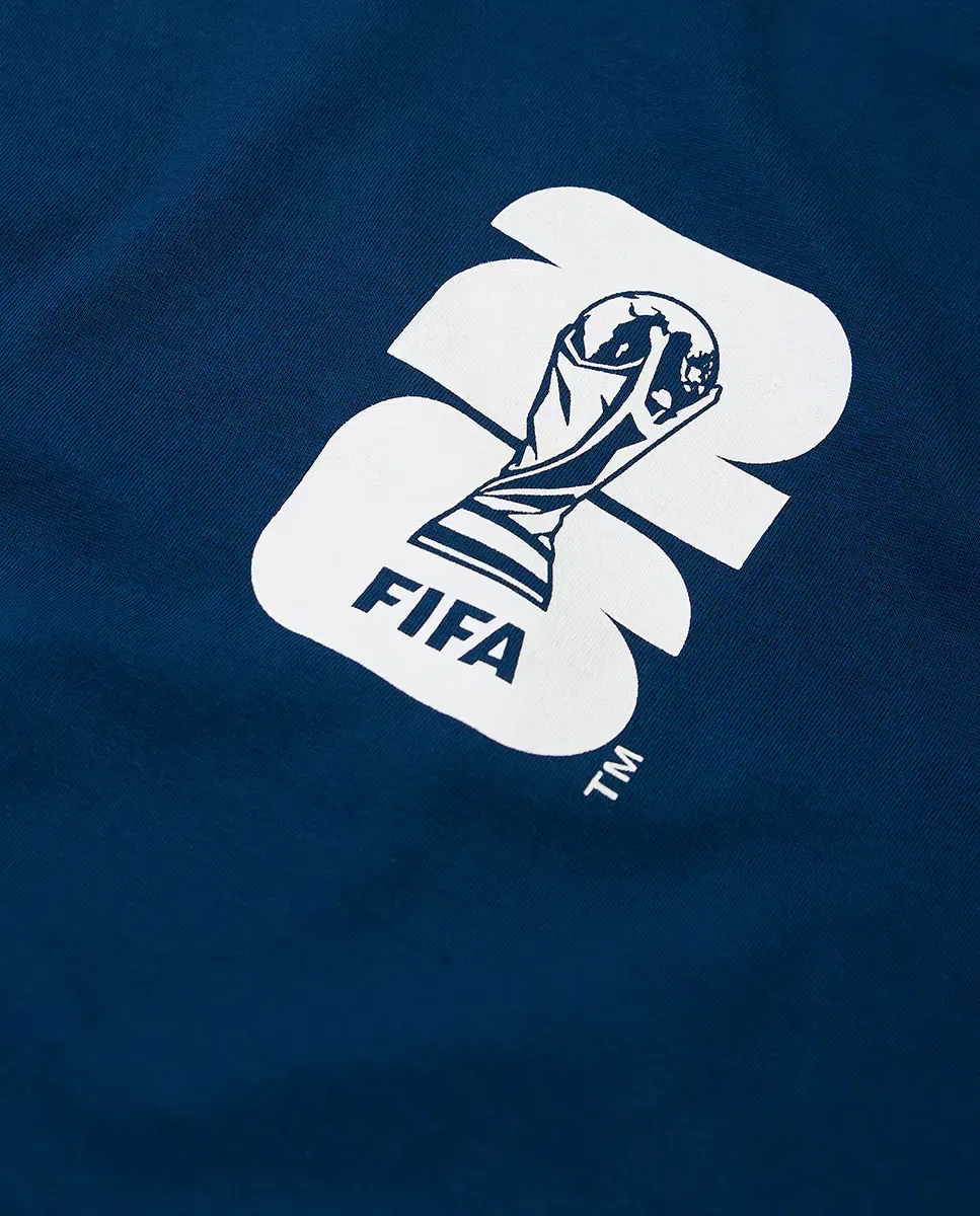 Детская футболка с принтом Mundial 2026 Boboli, Azul — фото 2