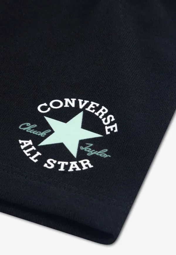 Набор «Разобранный» - футболка с принтом Converse, черный — фото 4