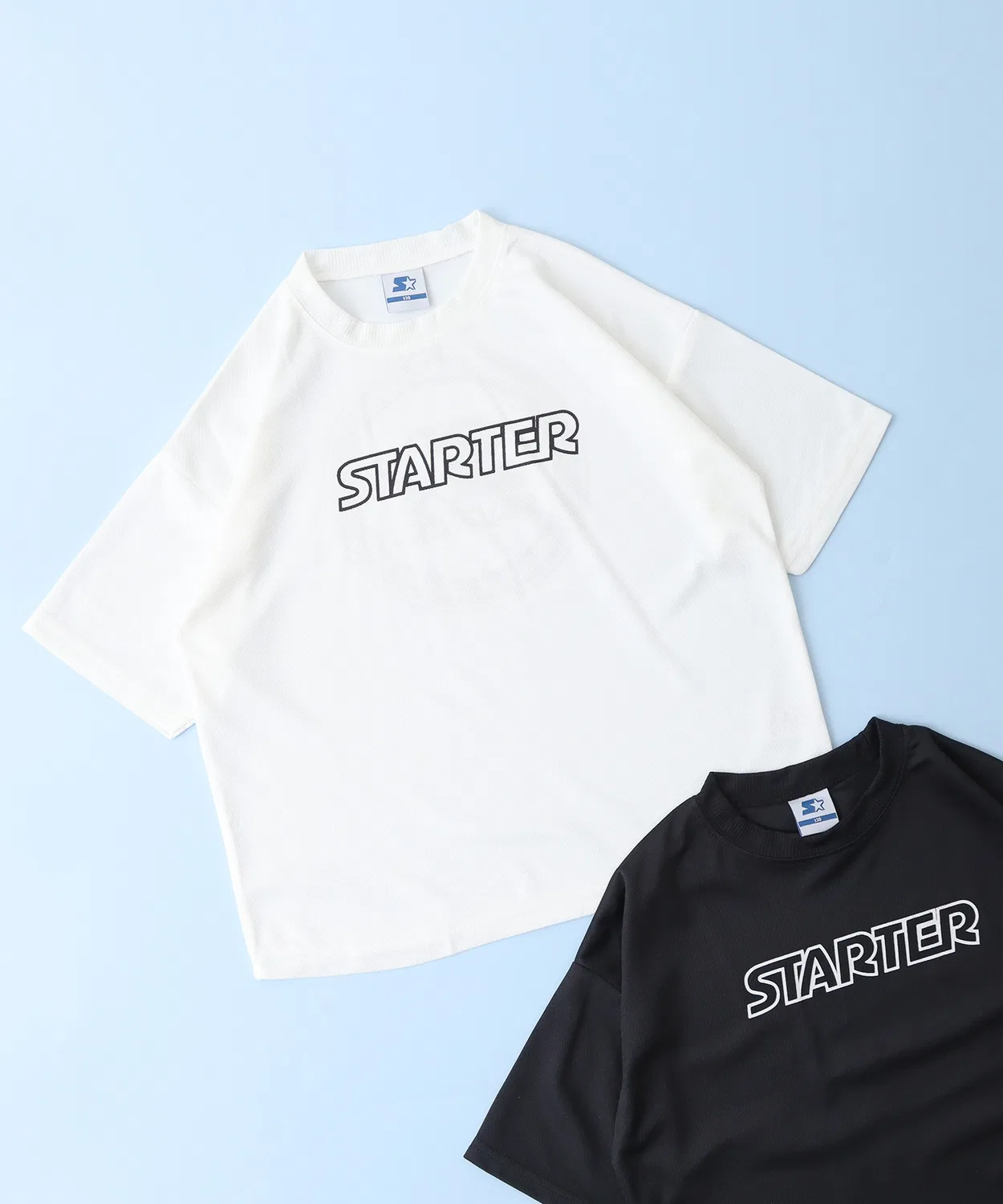 Детская футболка с принтом, из полиэстера STARTER, White