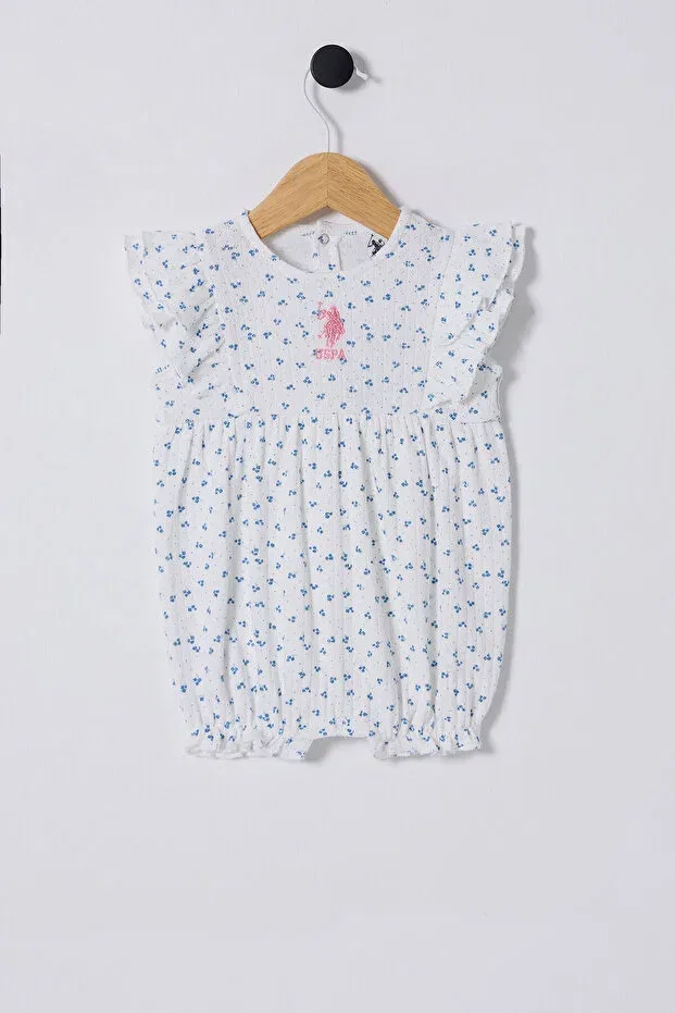 Детский комбинезон для девочек хлопковый U.S. Polo Assn., Blue